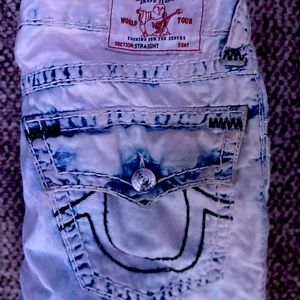 White true religion jeans for men
